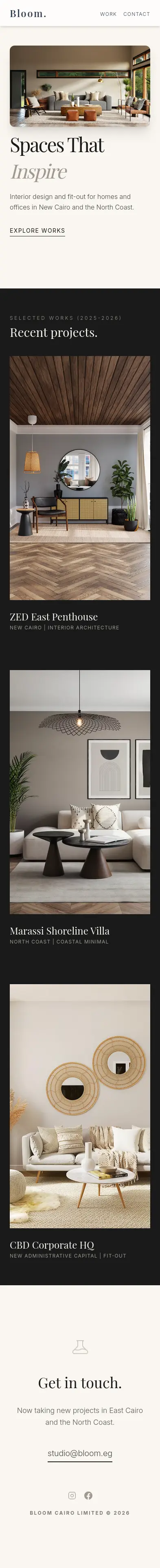Website design by SM Web Studio – Interior Design & Decor